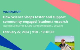 How Science Shops foster and support community-engaged (student) research