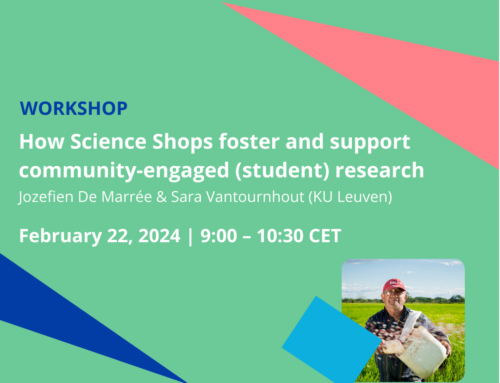 Workshop: How Science Shops foster and support community-engaged (student) research